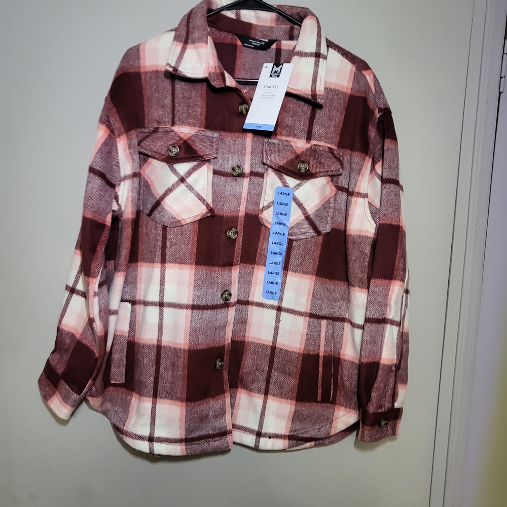 Member's Mark Plaid Shacket - Picture 5 of 12